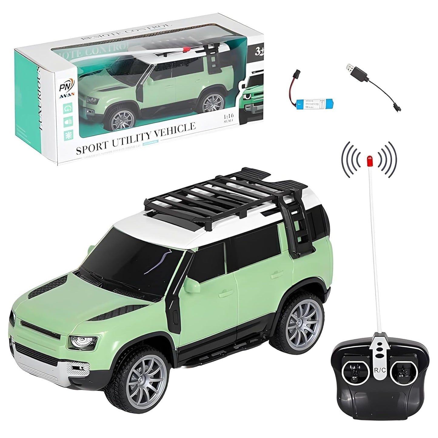 Defender Remote Controlled Car for Kids with Rechargeable Battery