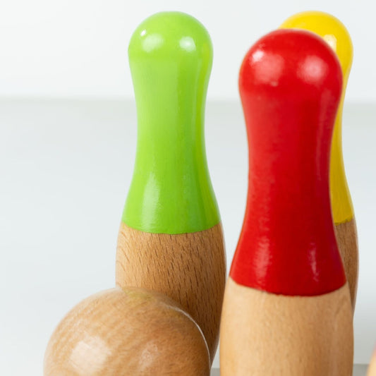Wooden Bowling Game by Playlogic Toyz