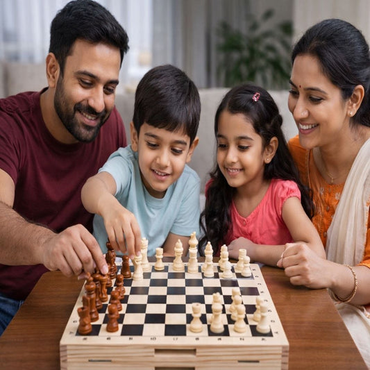 Foldable Fast Sting Game with Chess Set by Playlogic Toyz