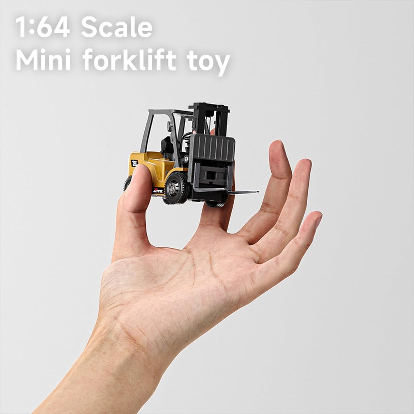 New Mini RC Alloy Forclift Crane, Phone App Control,Lifting,Adjustable Speed,Metal Body,Multi Crane Accessories