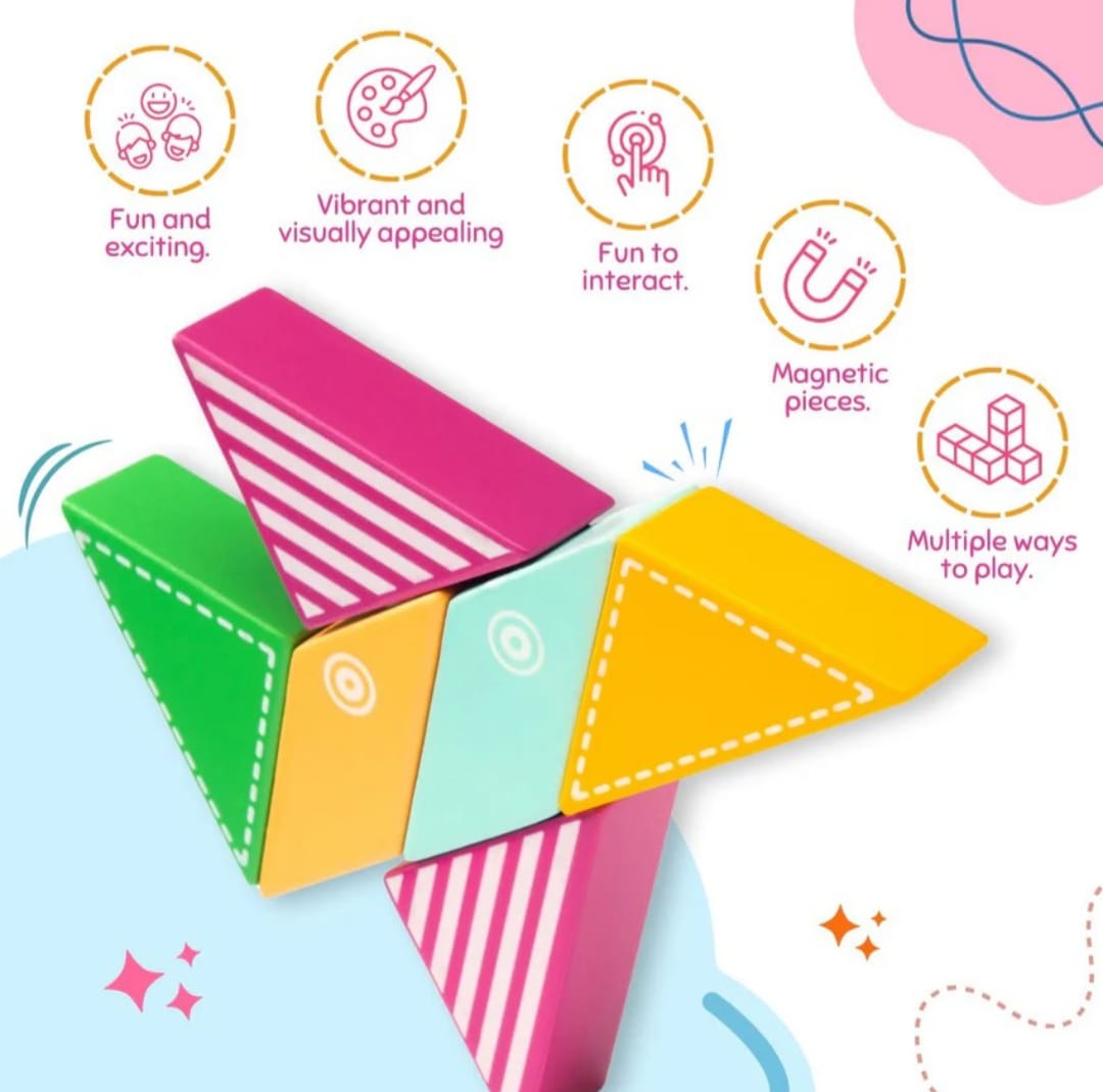 Magnetic Block Set by Playlogic Toy
