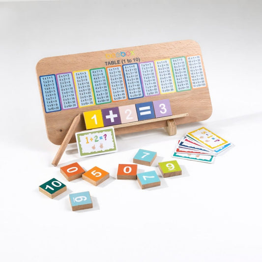 Wooden Number Tracing Board by Playlogic Toy