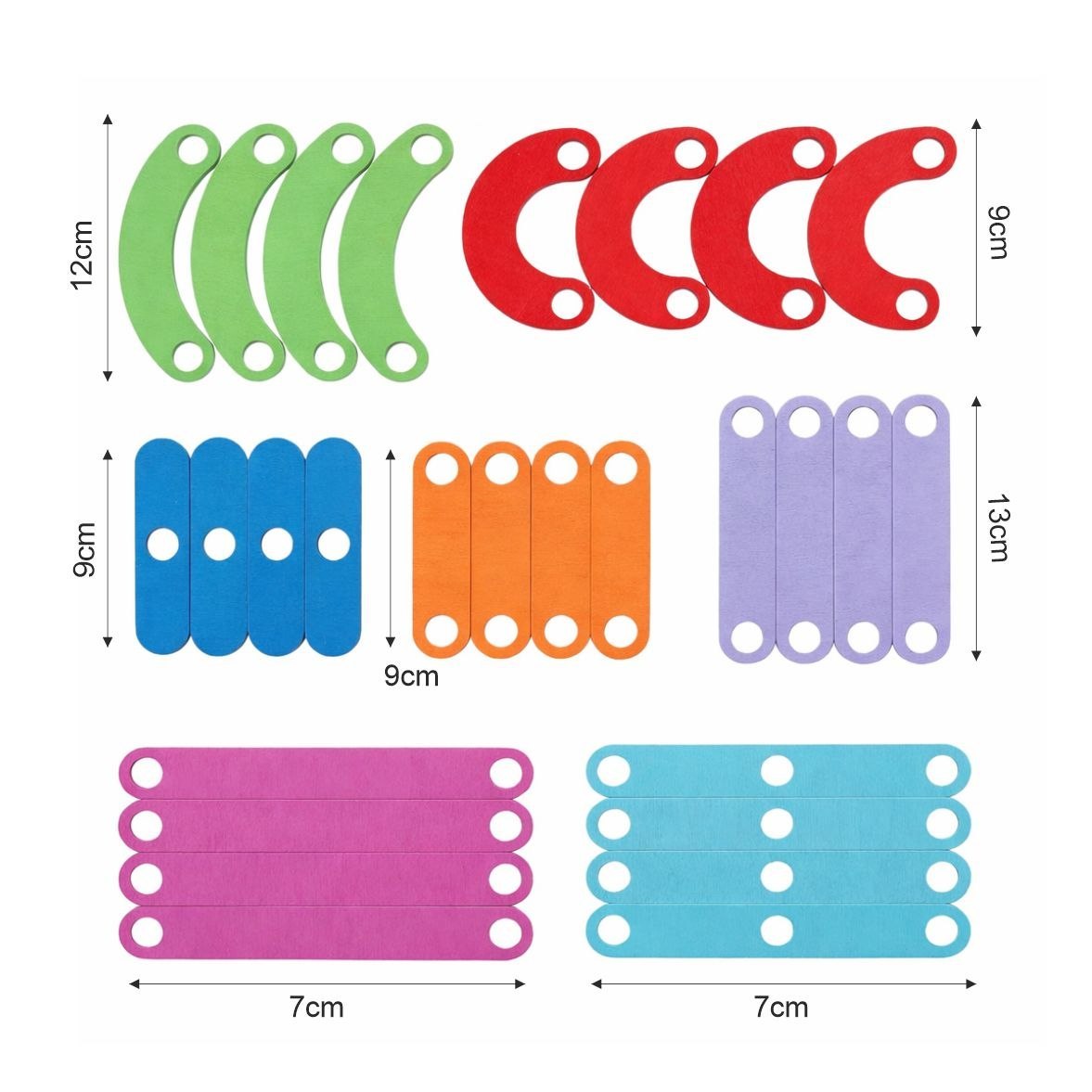 Multifunction Montessori Piller Collage Toys
