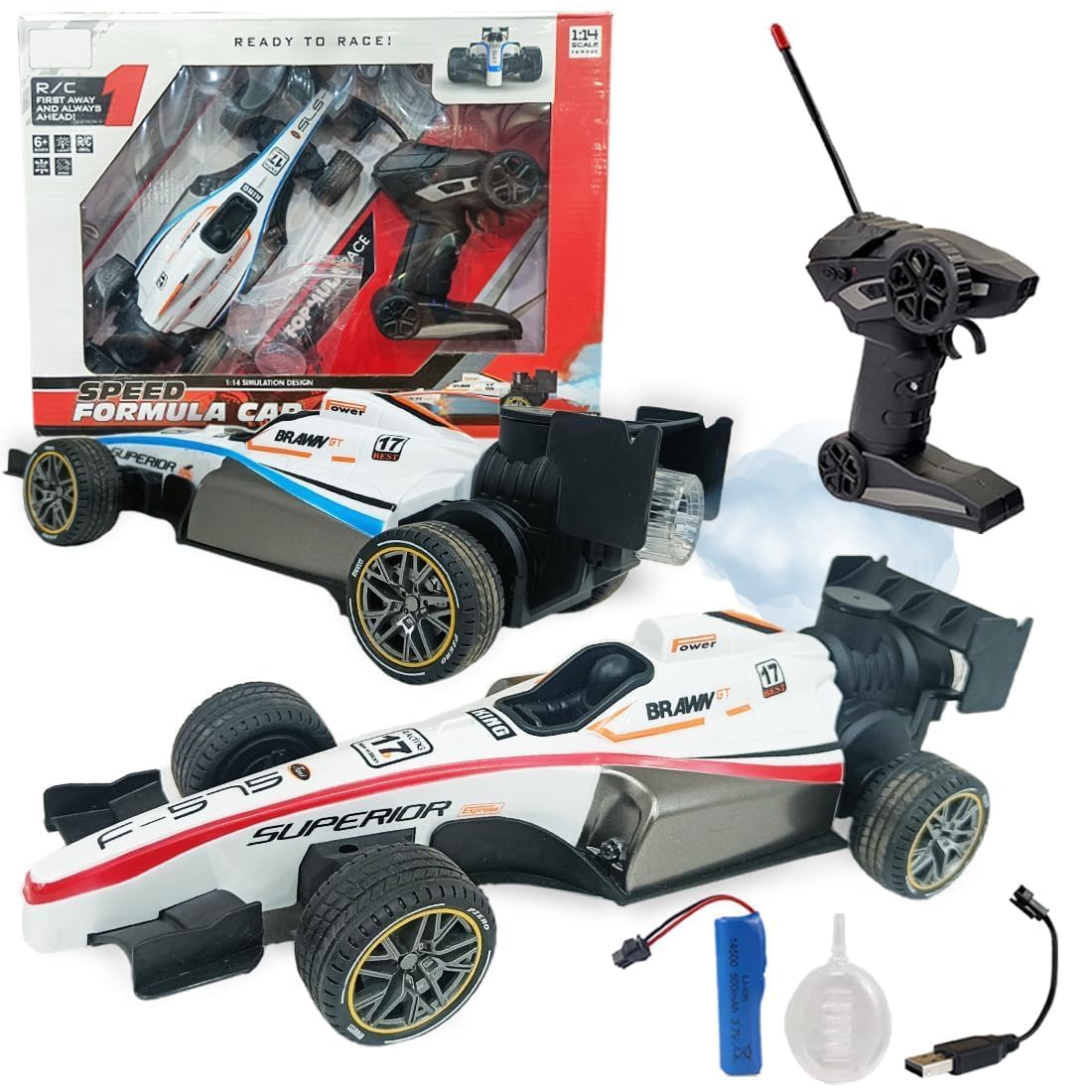 High Speed Rc Car Remote Control 2Wd F1 Car for Boys