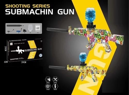 AK47 Gel Blaster Gun Toy in Automatic Shooting Gun for Kids with Water Bullets
